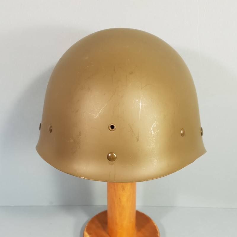 CASQUE FRANCAIS MODELE 1951 AVEC CAMOUFLAGE SALADE MARQUAGE LOURD CARPENTIER 1952 ET LINER THIBAULT 1952